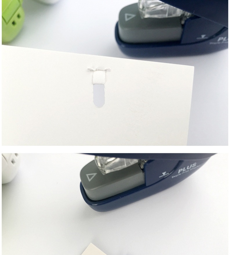 Environmentally safe and stapleless stapler Creative office stationery needleless student stapler