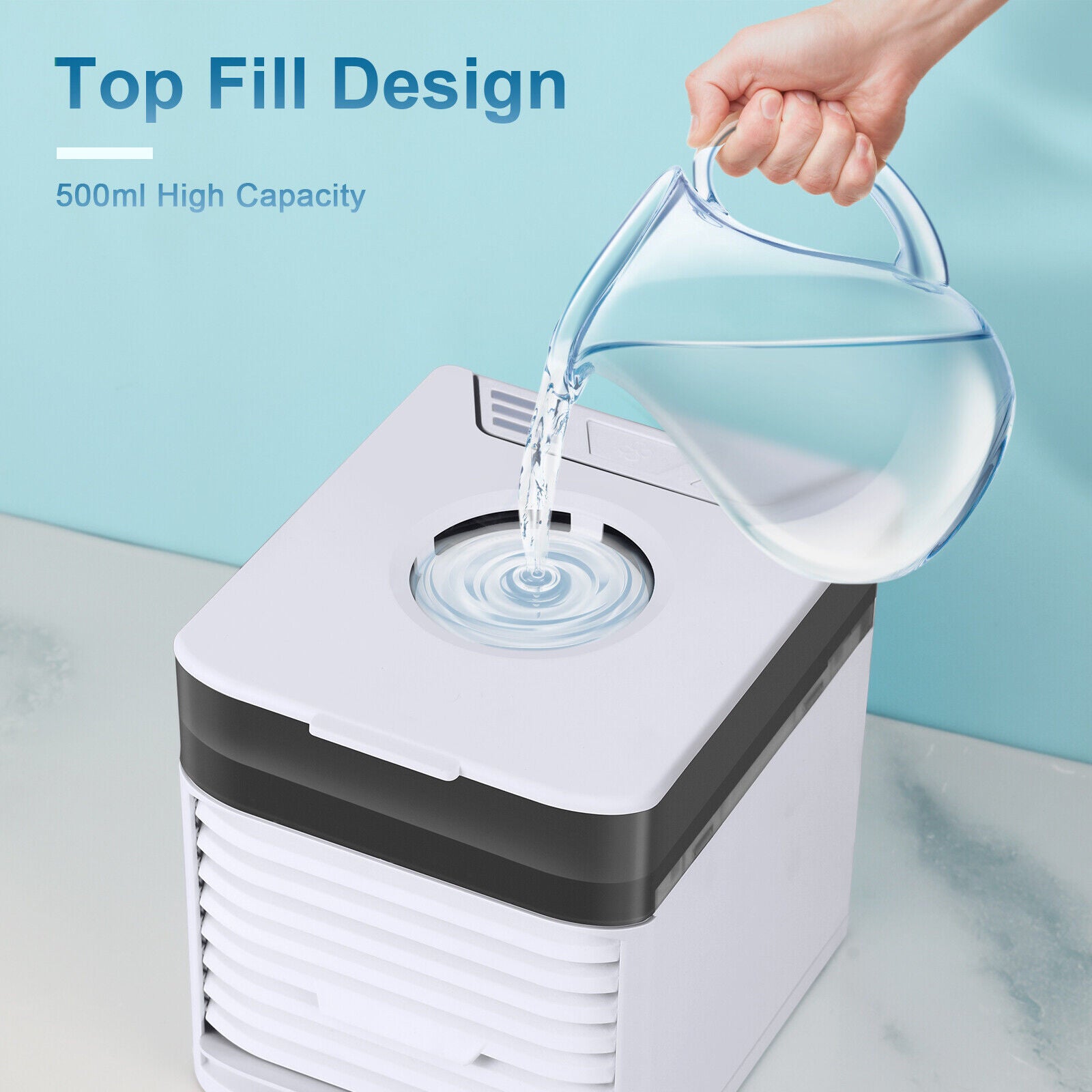 4 In 1 Personal Portable Cooler AC Air Conditioner