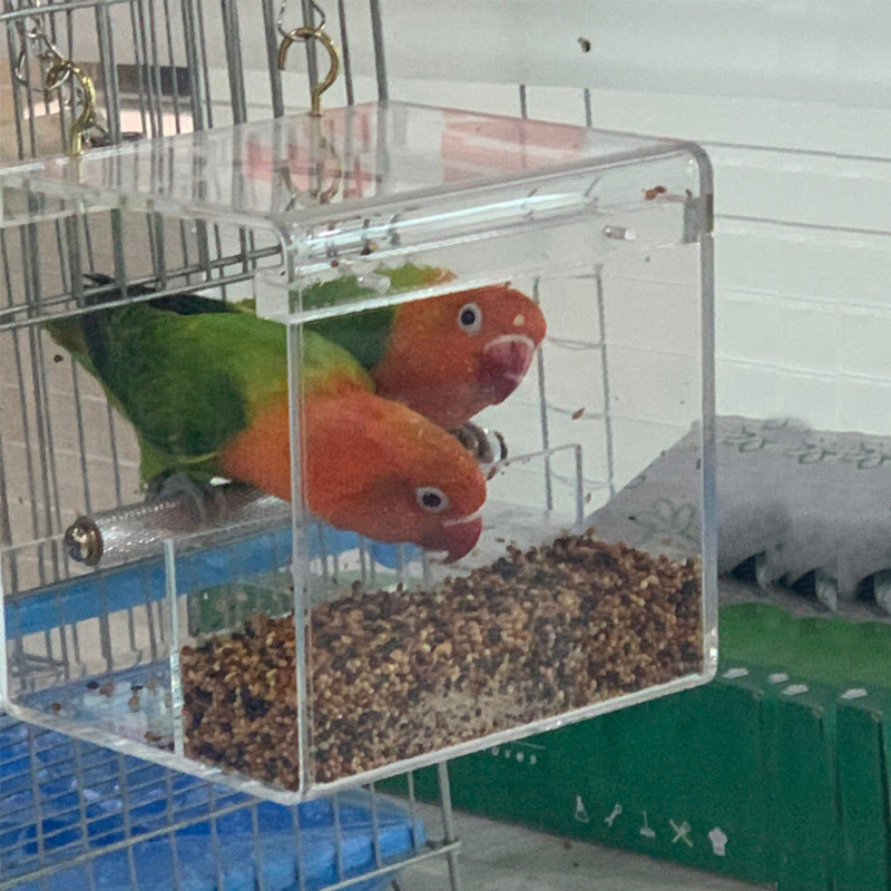 Acrylic bird feeder
