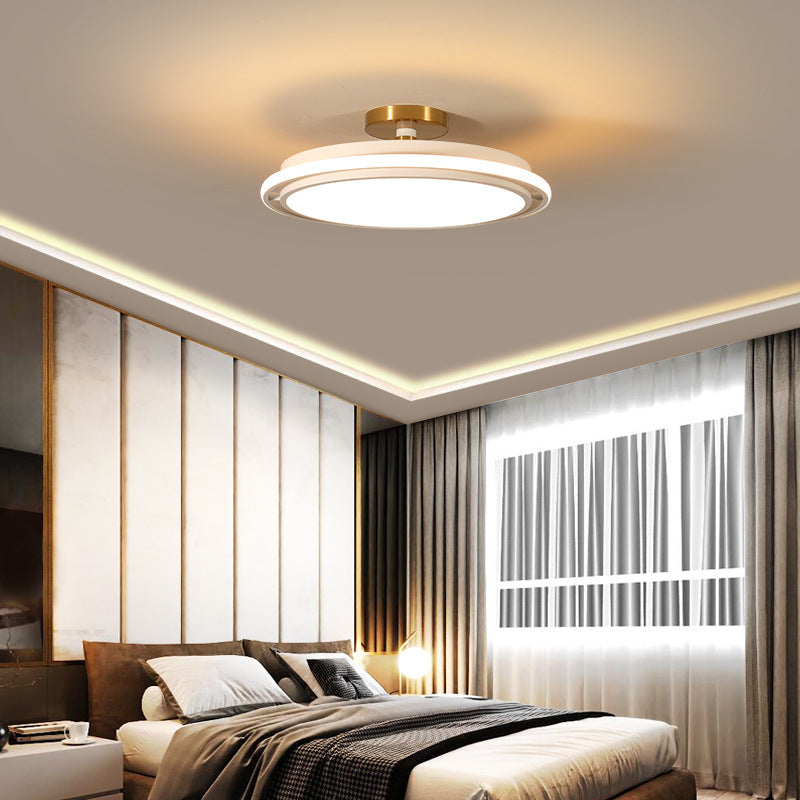 Bedroom Light Nordic Simple Modern Light Luxury Creative Round Led Ceiling Light Restaurant Designer Master Bedroom Room Light