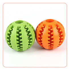 Dog Toy Pet Supplies Food Dropping Ball Dog Chewing Bite-resistant Teether Ball