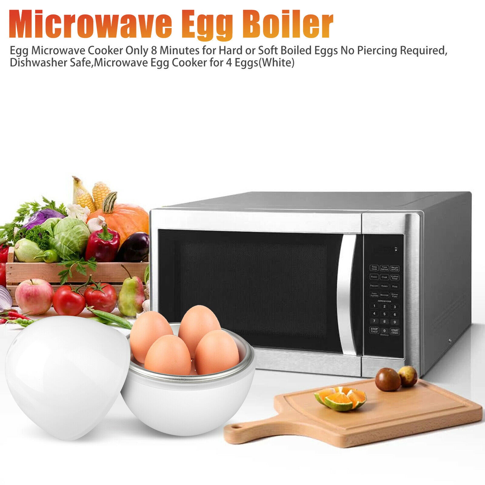 Microwave Egg Steamer Boiler