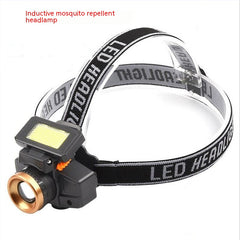 Induction Mosquito Repellent Solar Energy Strong Light Head LED Head Lamp