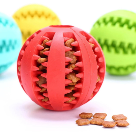 Dog Toy Pet Supplies Food Dropping Ball Dog Chewing Bite-resistant Teether Ball