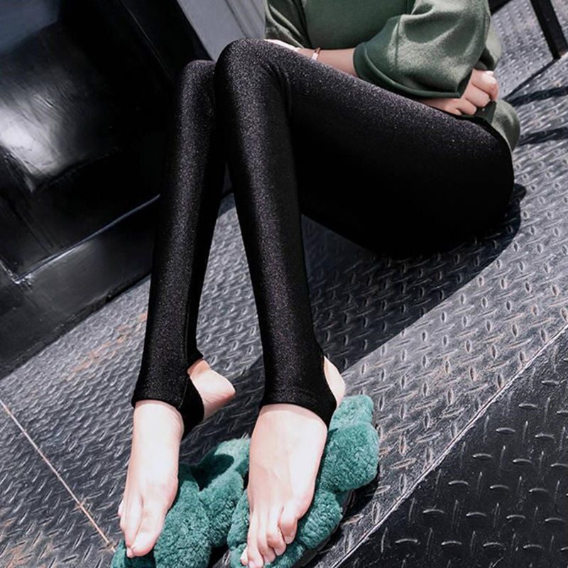 Recycled Leather Boot Pants Skinny Trousers